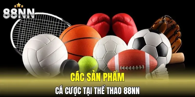 Các sản phẩm cá cược tại thể thao 88NN