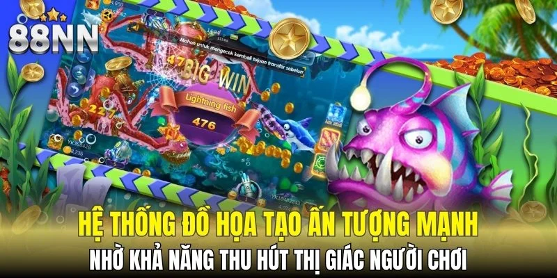 Hệ thống đồ họa tạo ấn tượng mạnh