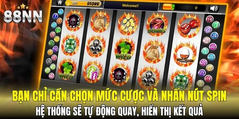 Hệ thống sẽ tự động quay và hiển thị kết quả