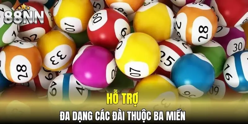 Hỗ trợ đa dạng các đài thuộc ba miền