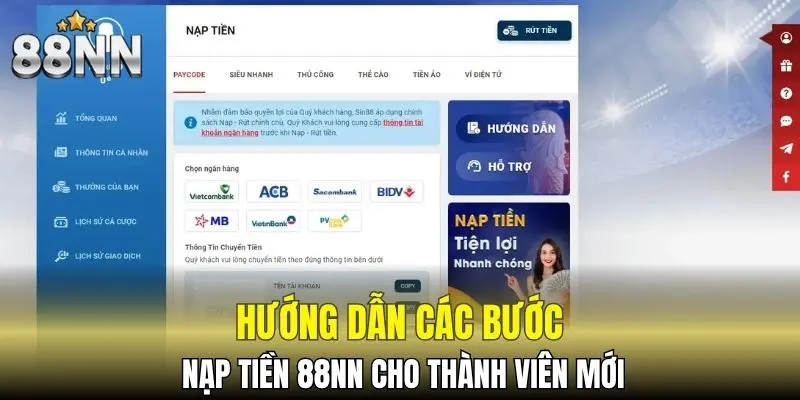Nạp Tiền 88NN - Lý Do Nên Chọn Giao Dịch Tại Nhà Cái 5 Các bước hướng dẫn giao dịch nhà cái uy tín